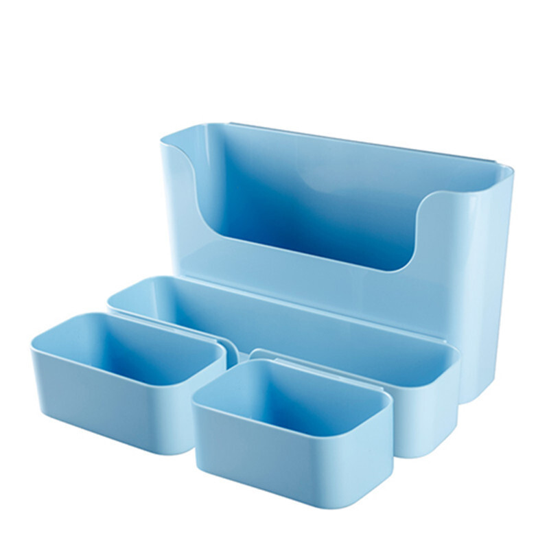 极地白四件套 多功能挂式置物盒，收纳日用杂品的简约艺术